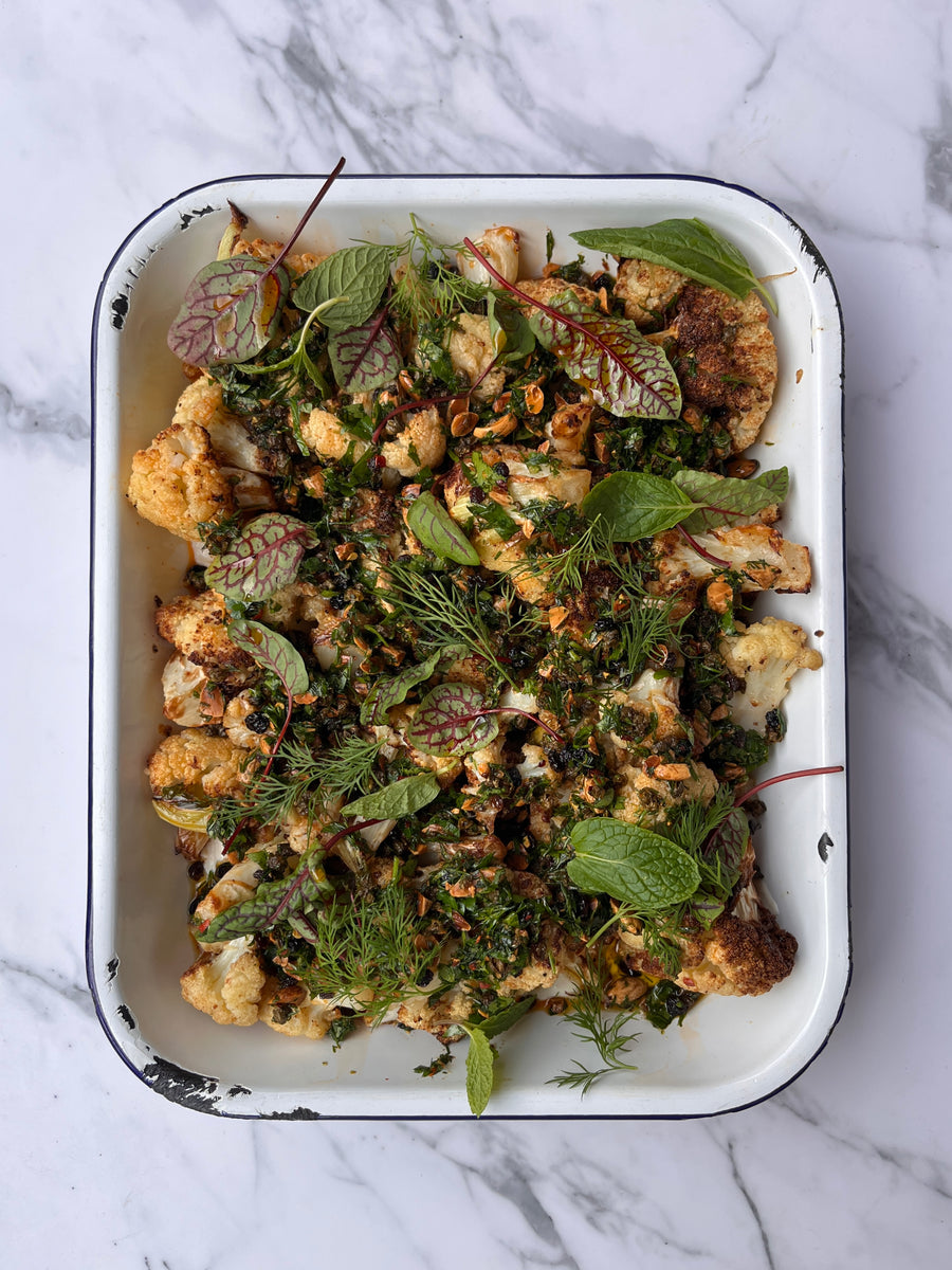 Roasted Cauliflower Salad