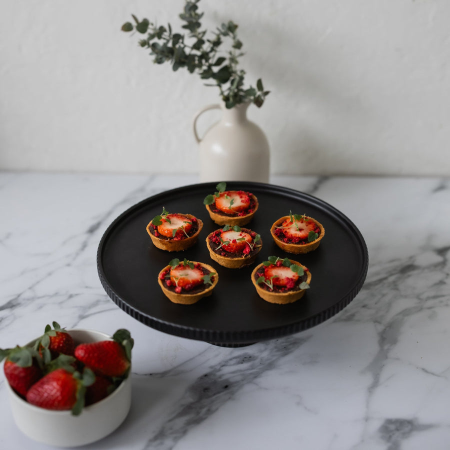 Couverture Chocolate & Salted Caramel Tartlets
