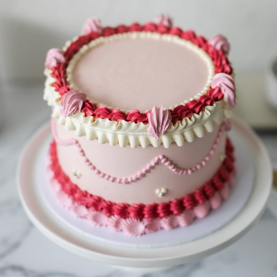 Vintage Pink Layer Cake