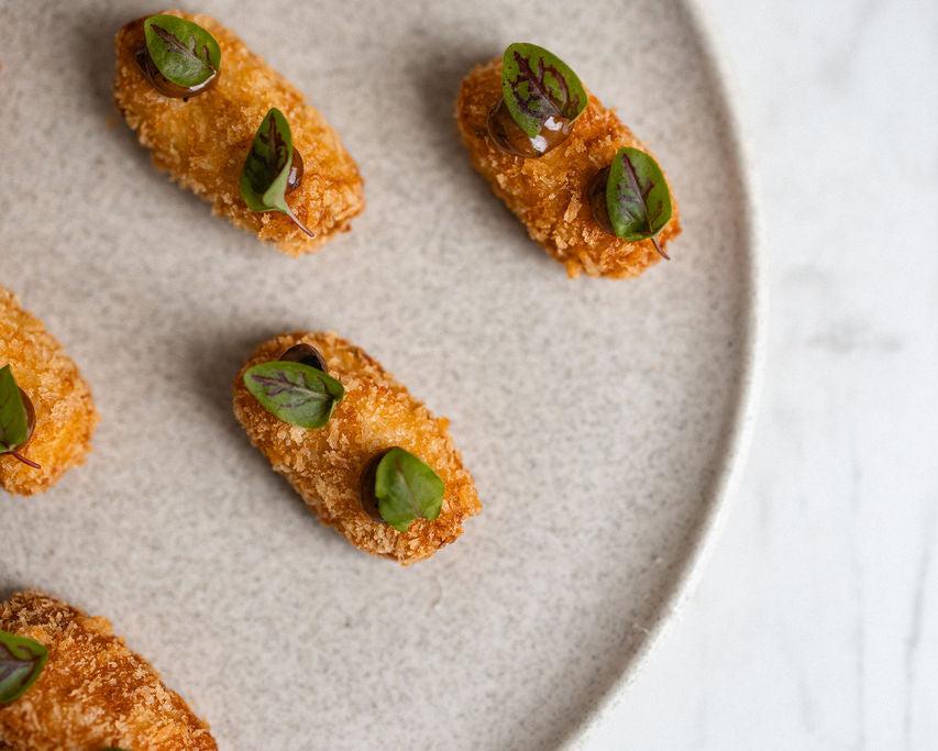 Three Cheese Cauliflower & Leek Croquettes
