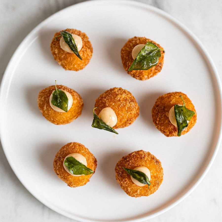 Milanese Arancini - Saffron & Fior di late
