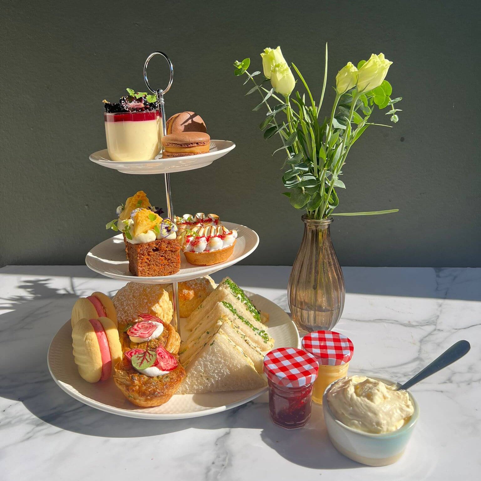 Mother’s Day High Tea at Millstone Malvern — premium pastries, gourmet canapés, and Melbourne’s best high tea experience. Book now.