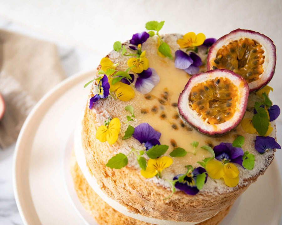 Passionfruit Sponge Cake