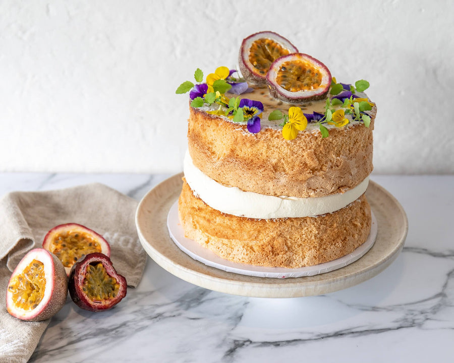 Passionfruit Sponge Cake