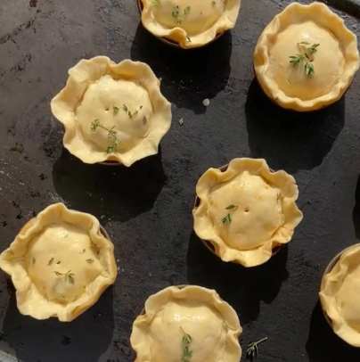 Mini Beef Bourguignon Pies