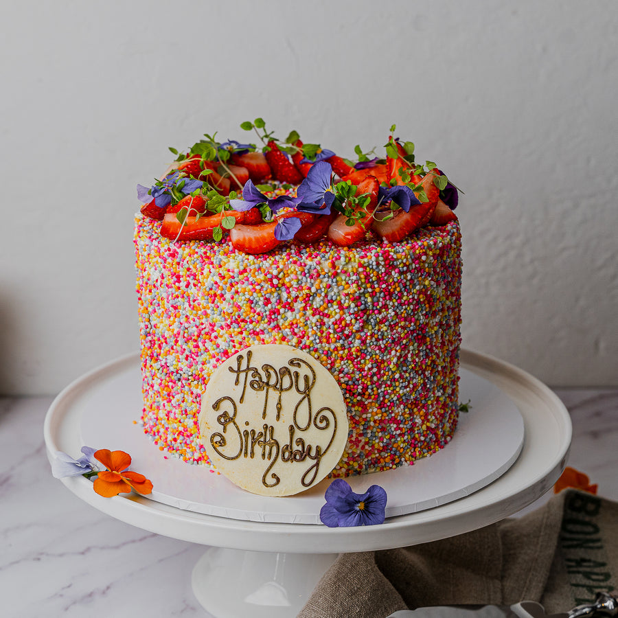 Fairy Bread Layer Cake