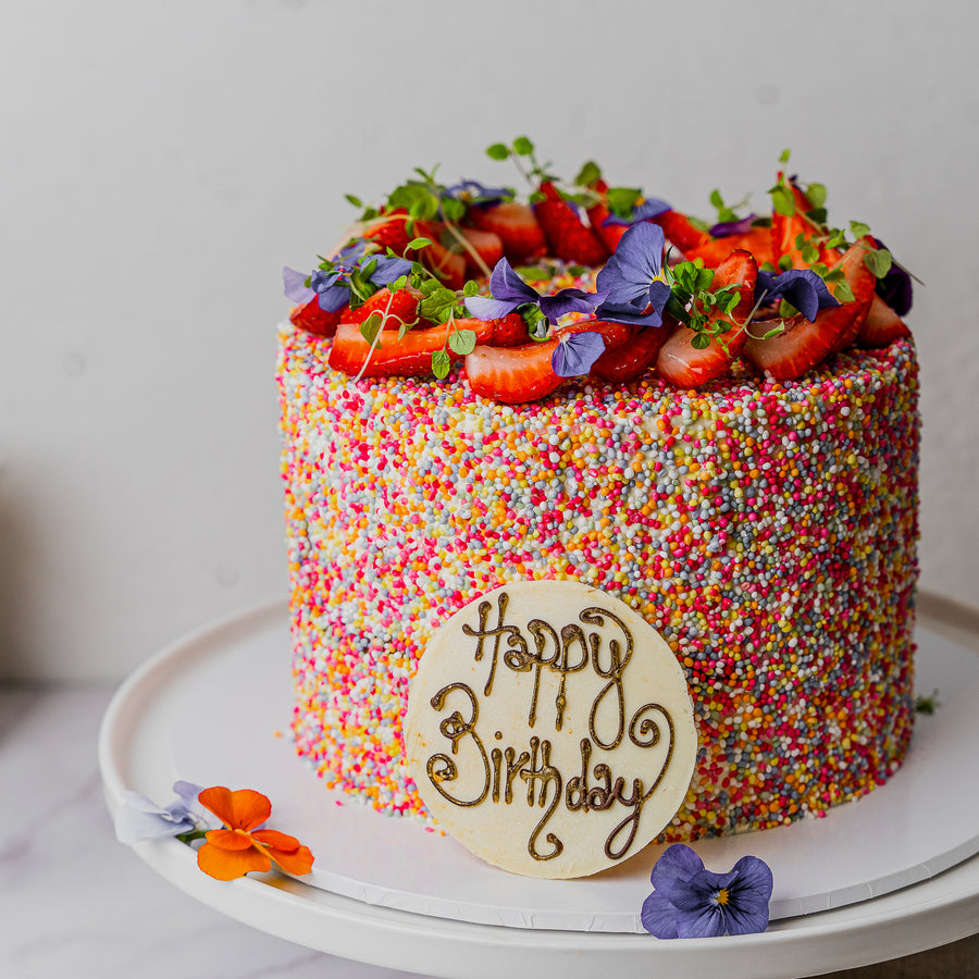 Fairy Bread Layer Cake